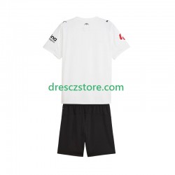 Valencia CF Domácí Dres 2025-2026 Krátký rukáv Děti Fotbalové Dresy