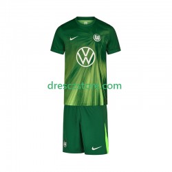 VfL Wolfsburg Domácí Dres 2025-2026 Krátký rukáv Děti Fotbalové Dresy