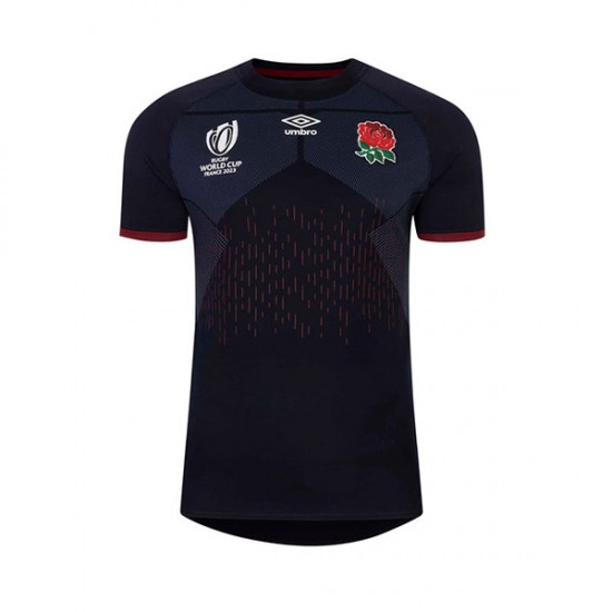 Anglie Venkovní Dres Rugby World Cup 2023 Krátký rukáv Muže Fotbalové Dresy