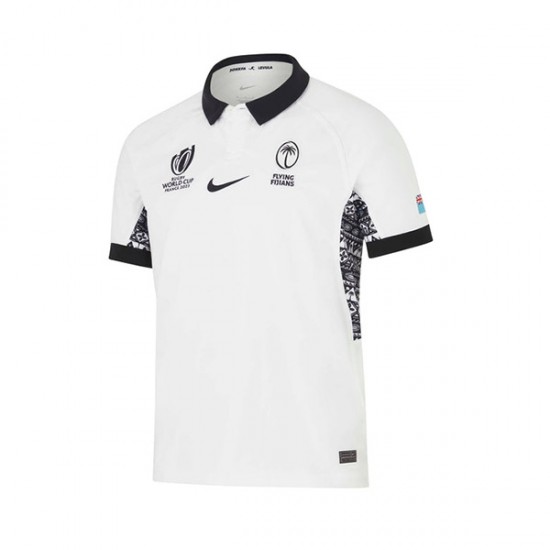 FIJI Domácí Dres Rugby World Cup 2023 Krátký rukáv Muže Fotbalové Dresy