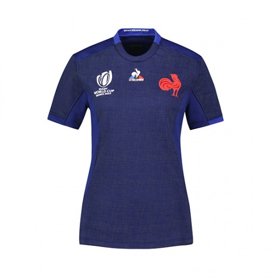 Francie Domácí Dres Rugby World Cup 2023 Krátký rukáv Ženy Fotbalové Dresy