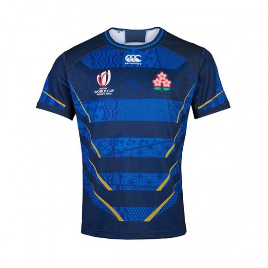 Japonsko Venkovní Dres Rugby World Cup 2023 Krátký rukáv Muže Fotbalové Dresy