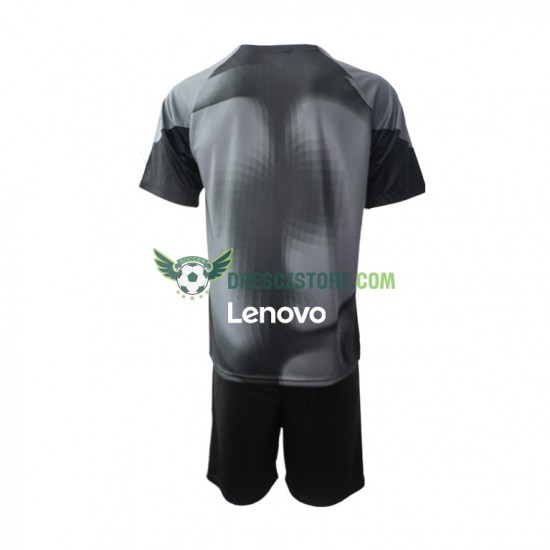 Inter Milán Brankářské Domácí Dres 2022-2023 Krátký rukáv Děti Fotbalové Dresy