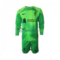 Liverpool Brankářské Alternativní Dres 2022-2023 Dlouhý rukáv Děti Fotbalové Dresy