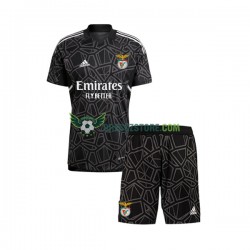 Benfica Brankářské Venkovní Dres 2022-2023 Krátký rukáv Děti Fotbalové Dresy