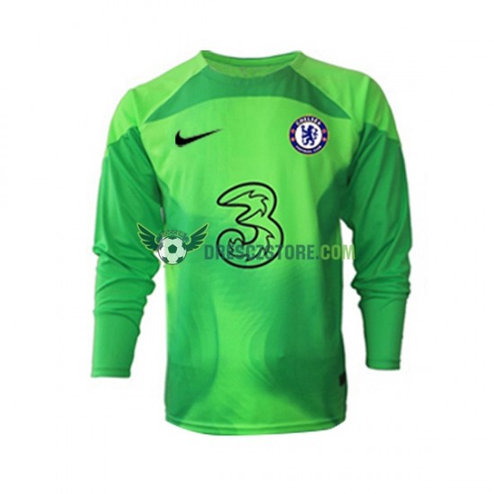 Chelsea Edouard Mendy 16 Brankářské Alternativní Dres 2022-2023 Dlouhý rukáv Muže Fotbalové Dresy