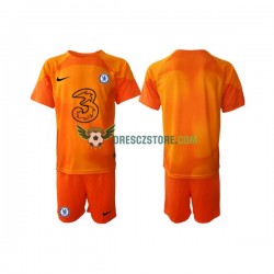 Chelsea Brankářské Domácí Dres 2022-2023 Krátký rukáv Děti Fotbalové Dresy