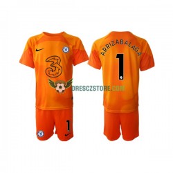 Chelsea Kepa Arrizabalaga 1 Brankářské Domácí Dres 2022-2023 Krátký rukáv Děti Fotbalové Dresy