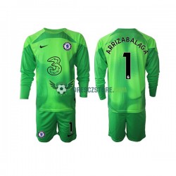 Chelsea Kepa Arrizabalaga 1 Brankářské Alternativní Dres 2022-2023 Dlouhý rukáv Děti Fotbalové Dresy