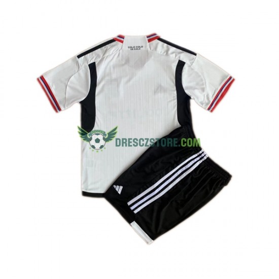 Colo-Colo Domácí Dres 2023 Krátký rukáv Děti Fotbalové Dresy