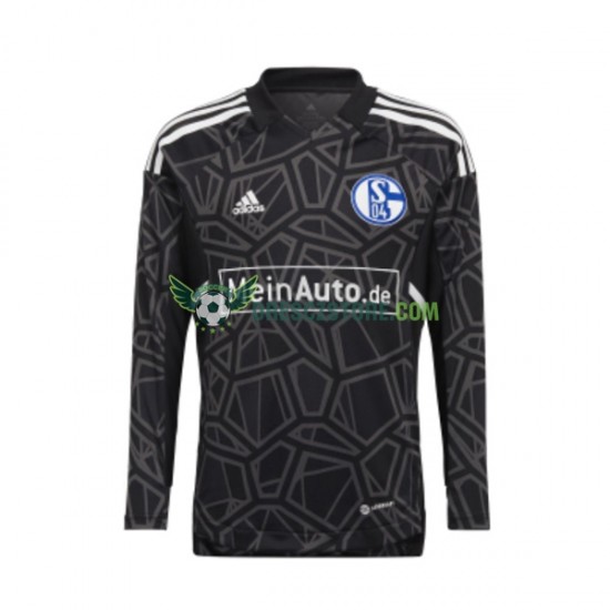 FC Schalke 04 Brankářské Domácí Dres 2022-2023 Dlouhý rukáv Muže Fotbalové Dresy