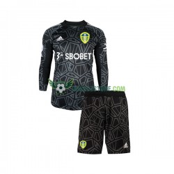 Leeds United Brankářské Domácí Dres 2022-2023 Dlouhý rukáv Děti Fotbalové Dresy