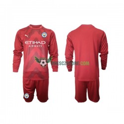 Manchester City Brankářské Domácí Dres 2022-2023 Dlouhý rukáv Děti Fotbalové Dresy