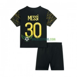 Paris Saint-Germain Lionel Messi 30 Čtvrtý Dres 2022-2023 Krátký rukáv Děti Fotbalové Dresy