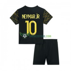 Paris Saint-Germain Neymar JR 10 Čtvrtý Dres 2022-2023 Krátký rukáv Děti Fotbalové Dresy