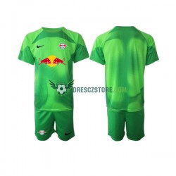 RB Leipzig Brankářské Venkovní Dres 2022-2023 Krátký rukáv Děti Fotbalové Dresy