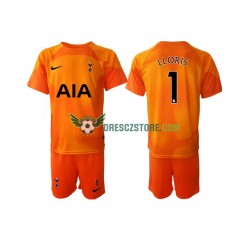 Tottenham Hotspur Hugo Lloris 1 Brankářské Alternativní Dres 2022-2023 Krátký rukáv Děti Fotbalové Dresy