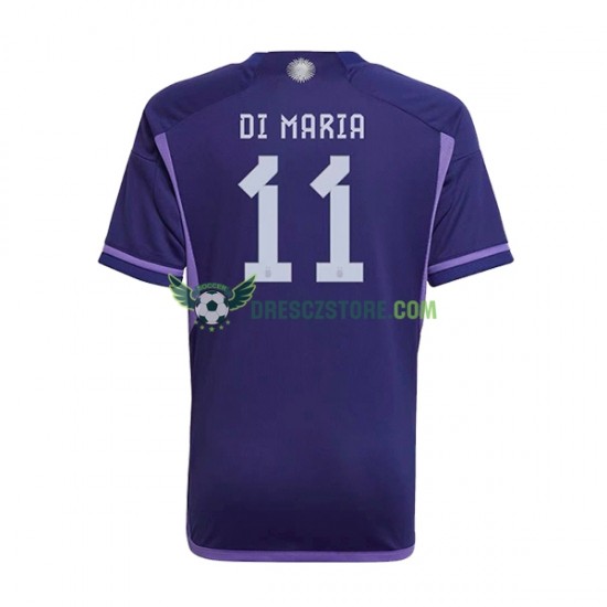 Argentina Di Maria 11 Venkovní Dres MS ve fotbale 2022 Krátký rukáv Muže Fotbalové Dresy