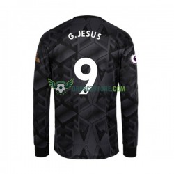 Arsenal Gabriel Jesus 9 Venkovní Dres 2022-2023 Dlouhý rukáv Muže Fotbalové Dresy