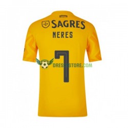 Benfica David Neres 7 Venkovní Dres 2022-2023 Krátký rukáv Muže Fotbalové Dresy