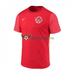 Kanada Domácí Dres MS ve fotbale 2022 Krátký rukáv Muže Fotbalové Dresy