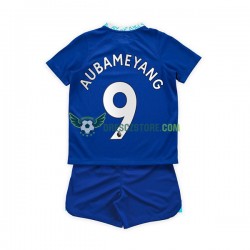 Chelsea Aubameyang 9 Domácí Dres 2022-2023 Krátký rukáv Děti Fotbalové Dresy