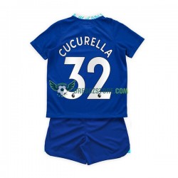 Chelsea Cucurella 32 Domácí Dres 2022-2023 Krátký rukáv Děti Fotbalové Dresy