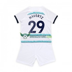 Chelsea Havertz 29 Venkovní Dres 2022-2023 Krátký rukáv Děti Fotbalové Dresy
