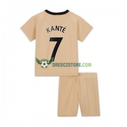 Chelsea Kante 7 Alternativní Dres 2022-2023 Krátký rukáv Děti Fotbalové Dresy