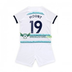 Chelsea Mount 19 Venkovní Dres 2022-2023 Krátký rukáv Děti Fotbalové Dresy