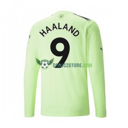 Manchester City Haaland 9 Alternativní Dres 2022-2023 Dlouhý rukáv Muže Fotbalové Dresy