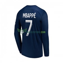 Paris Saint-Germain Mbappé 7 Domácí Dres 2022-2023 Dlouhý rukáv Muže Fotbalové Dresy