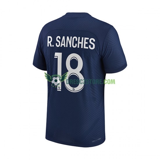 Paris Saint-Germain R.Sanches 18 Domácí Dres 2022-2023 Krátký rukáv Muže Fotbalové Dresy