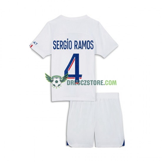 Paris Saint-Germain Sergio Ramos 4 Alternativní Dres 2022-2023 Krátký rukáv Děti Fotbalové Dresy