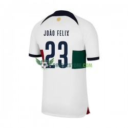 Portugalsko Joao Felix 23 Venkovní Dres MS ve fotbale 2022 Krátký rukáv Muže Fotbalové Dresy