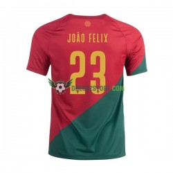 Portugalsko Joao Felix 23 Domácí Dres MS ve fotbale 2022 Krátký rukáv Muže Fotbalové Dresy