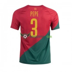 Portugalsko PEPE 3 Domácí Dres MS ve fotbale 2022 Krátký rukáv Muže Fotbalové Dresy