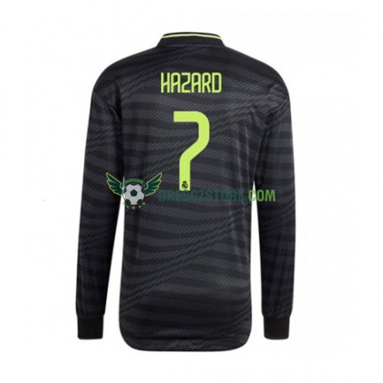 Real Madrid Eden Hazard 7 Thrid 2022-2023 Dlouhý rukáv Muže Fotbalové Dresy