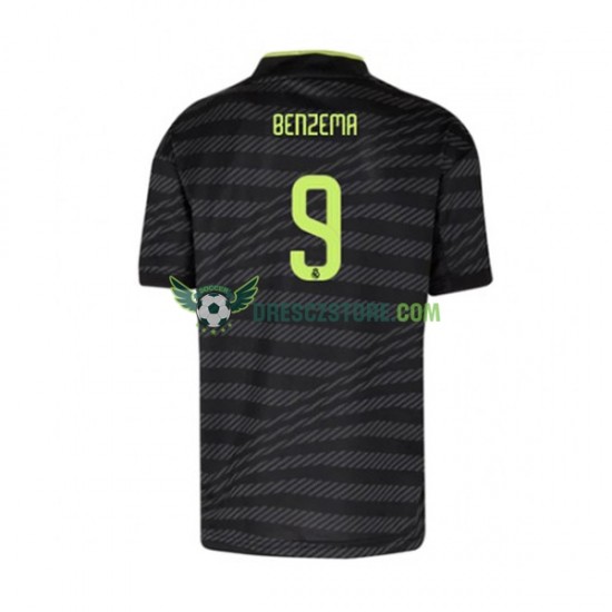 Real Madrid Karim Benzema 9 Alternativní Dres 2022-2023 Krátký rukáv Muže Fotbalové Dresy