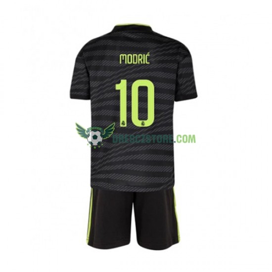 Real Madrid Modrić 10 Alternativní Dres 2022-2023 Krátký rukáv Děti Fotbalové Dresy