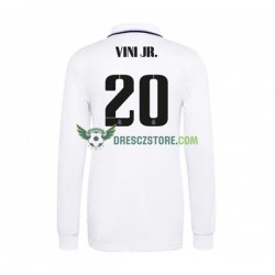 Real Madrid Vinicius Junior 20 Domácí Dres 2022-2023 Dlouhý rukáv Muže Fotbalové Dresy