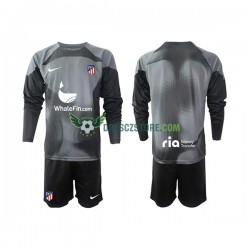 Atlético Madrid Brankářské Venkovní Dres 2022-2023 Dlouhý rukáv Děti Fotbalové Dresy