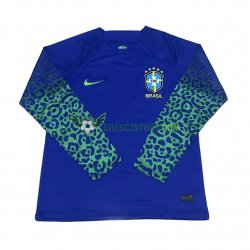 Brazílie Venkovní Dres MS ve fotbale 2022 Dlouhý rukáv Muže Fotbalové Dresy