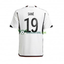 Německo Sane 19 Domácí Dres MS ve fotbale 2022 Krátký rukáv Muže Fotbalové Dresy