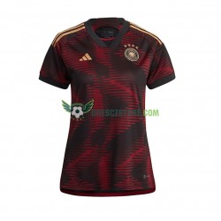 Německo Venkovní Dres MS ve fotbale 2022 Krátký rukáv Ženy Fotbalové Dresy