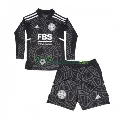 Leicester City Brankářské Domácí Dres 2022-2023 Dlouhý rukáv Děti Fotbalové Dresy