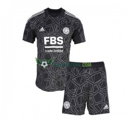 Leicester City Brankářské Domácí Dres 2022-2023 Krátký rukáv Děti Fotbalové Dresy