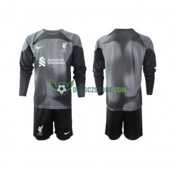 Liverpool Brankářské Venkovní Dres 2022-2023 Dlouhý rukáv Děti Fotbalové Dresy