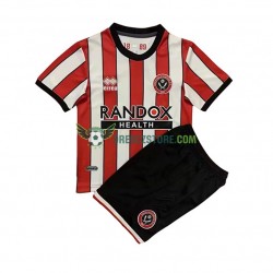 Sheffield United Domácí Dres 2022-2023 Krátký rukáv Děti Fotbalové Dresy