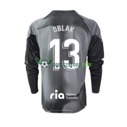 Atlético Madrid Jan Oblak 13 Brankářské Venkovní Dres 2022-2023 Dlouhý rukáv Muže Fotbalové Dresy